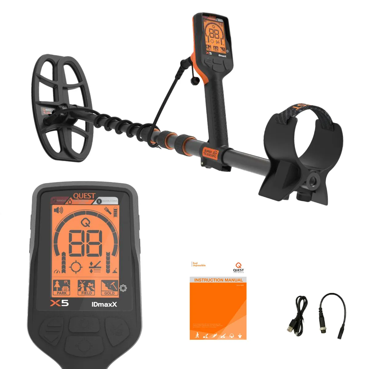 Quest X5 IDMaxx - Wykrywacz metali