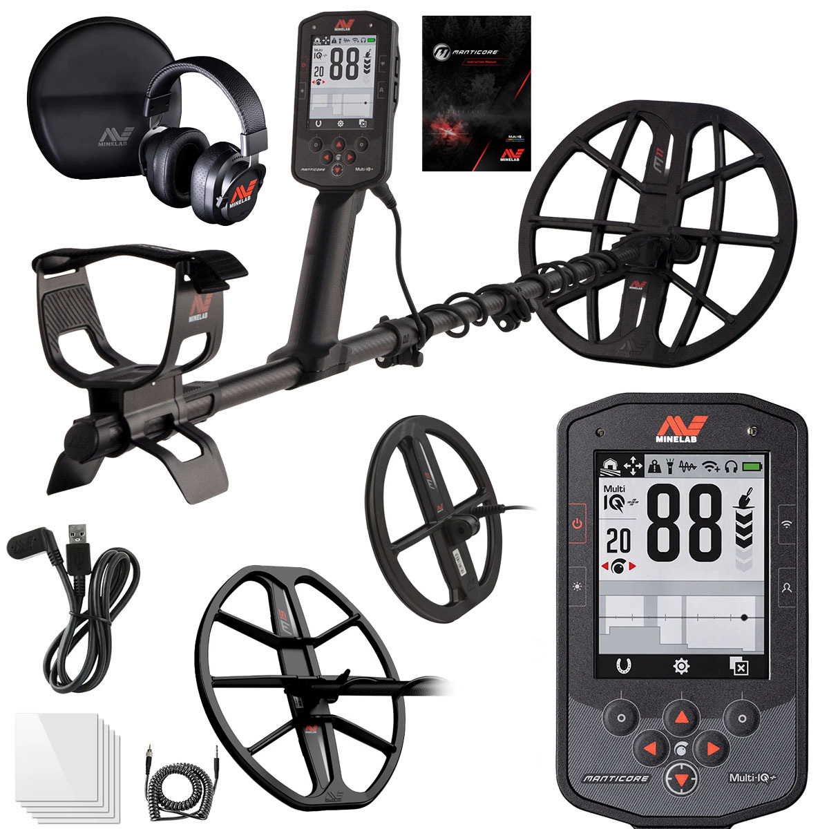 Minelab Manticore + Cewka M9 + Cewka M15 - Wykrywacz metali