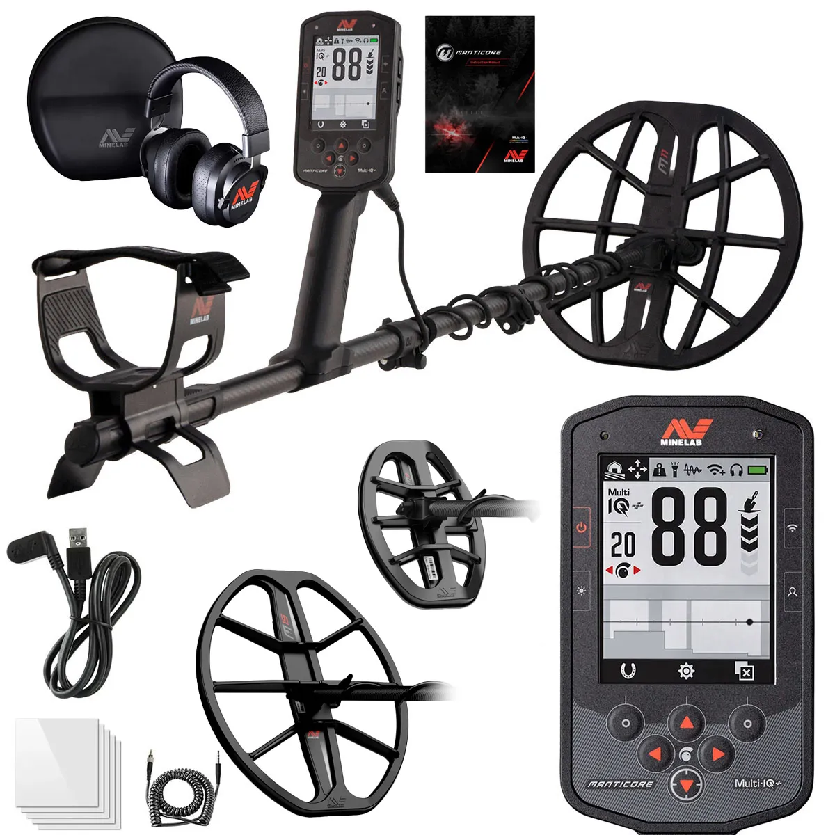 Minelab Manticore + Cewka M8 + Cewka M15- Wykrywacz metali